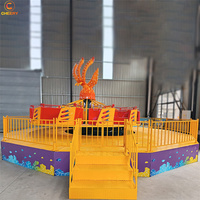 Manèges personnalisés pour parcs d'attractions : Jeux familiaux, Manège Ballerine Rotative, Manège Phénix de Feu, Manège Disco Volant