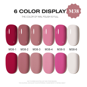 AILANUO 6 Colours <b>Nail</b> <b>Kit</b> Professional Uv Gel Gel Polish Personalizado OEM Make Your Own Brand <b>Nails</b> Supplies Salon - Product Image 2