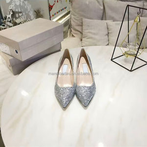 Chaussures à talons hauts de luxe à dégradé de couleurs vives, avec paillettes spéciales, très brillantes, qui ne glissent pas facilement, idéales pour les soirées et banquets de célébrités JC - Product Image 2