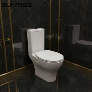 Toilette en céramique Sunrise Advanced à deux pièces avec <span class=keywords><strong>chasse</strong></span> <span class=keywords><strong>d</strong></span>'<span class=keywords><strong>eau</strong></span> cyclonique TORNADO, assure un nettoyage 3D complet et un fonctionnement silencieux - Product Image 6
