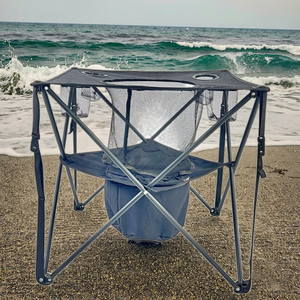 Mesa Plegable para Exteriores Tepu Personalizada con Bolsa de Almacenamiento, Mesa de <span class=keywords><strong>Playa</strong></span> Portátil Ligera de HDPE, Estilo Moderno para Jardines, Sillas de <span class=keywords><strong>Playa</strong></span> - Product Image 4