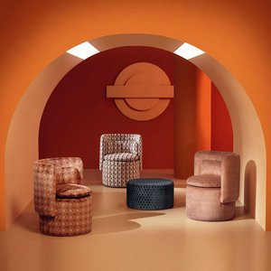 High End <strong>Velvet</strong> Living Room Accent <strong>Chairs</strong> Modern Luxury Barrel Teddy Boucle Swivel Club Armchair Hotel Conference <strong>Cocktail</strong> <strong>Chair</strong> - Product Image 3