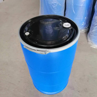 Fûts en plastique du fabricant, barils en plastique de 55 gallons avec couvercle ouvrable et anneau métallique, 30L, 50L, 60L, 80L, 100L, 120L, 200L, 220L