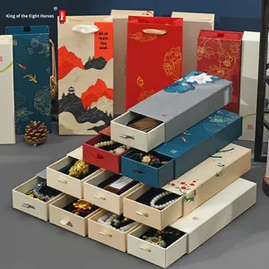 กล่องบรรจุภัณฑ์ธูปทรงสี่เหลี่ยมผืนผ้าสไตล์<span class=keywords><strong>จีน</strong></span>แบบลิ้นชัก วินเทจ คุณภาพสูง ใช้สำหรับใส่ลูกประคำพระพุทธรูป ของประดับแขวนในรถ หรือกล่องใส่เครื่องประดับผม - Product Image 1