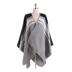 Vendita calda di alta qualità addensare grande modello di fiore <span class=keywords><strong>Cardigan</strong></span> signora di moda che viaggia caldo Poncho scialli - Product Image 4