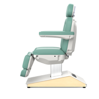 Table de massage électrique Parker-531 moderne, confortable et durable, en métal, avec 3 moteurs, pour salon de beauté, soins du visage et cils, idéale pour le salon.