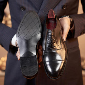 Chaussures en cuir pour hommes, formelles et de bureau, à lacets, à bout pointu, légères et respirantes, de haute qualité, personnalisées par un designer, collection 2026 - Product Image 5