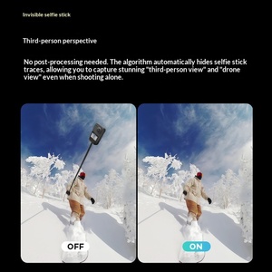Caméra d'action panoramique 360° ultra 10 bits étanche 8K avec enregistreur sphérique et GPS intégré pour sports extrêmes 8K Ultra HD Q - Product Image 6
