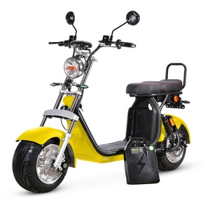 Fábrica China Produce Scooter Citycoco de 2000W, Motocicleta Eléctrica con Batería de Litio de 60V, Scooter Eléctrico con Neumáticos Gruesos de 10 Pulgadas - Product Image 1