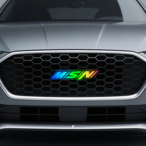 Özel oto araba ön izgara Grille Led 3D araba logosu rozet akış RGB işareti araç amblemi Dodge ve Challenger için - Product Image 4