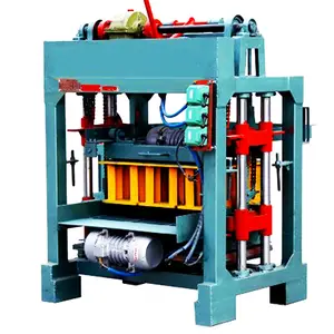 Manual Compressed Blok Productie Machine Holle Interlock Beton Betonmolen Blok Baksteen Making Machine Voor Bouw