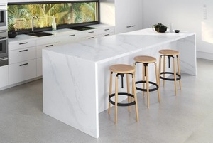 Losa de Cuarzo Calacatta Eternal (C005) de 3cm/2cm – Diseño Moderno con Vetas Finas - Product Image 2