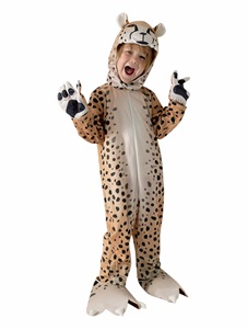 Conjunto de Disfraces de Animales de la Sabana Africana para Niños - Trajes de Fiesta de Safari para Niños y Niñas, Disfraces de Guepardo, Cebra y Flamenco - Product Image 3