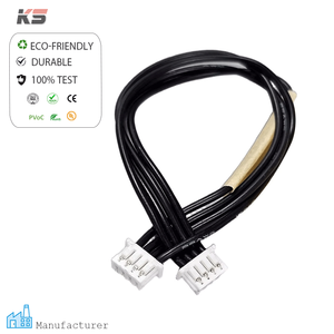 맞춤형 MX 1.25mm 터미널 커넥터 LVDS 케이블 검정색 PVC 와이어 하네스 알루미늄 도체 100mm 길이 240V - Product Image 2