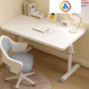 Escritorio Multifuncional Moderno de Madera Maciza con Diseño de Altura Ajustable, Ecológico y Duradero, para Estudio en Casa o Computadora - Product Image 2