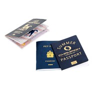 Impression personnalisée de passeport de santé pour chien, chat, chiot, passeport pour animaux de compagnie, livret