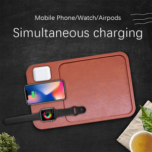 高速15Wワイヤレス充電ストレージボックスバッテリー保護レザー複数デバイス同時に充電ホームオフィス使用 - Product Image 5