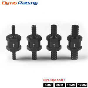 วาล์วกันกลับแบบทางเดียวสำหรับท่อน้ำมันเชื้อเพลิงอะลูมิเนียม สำหรับการดัดแปลงยานยนต์ ใช้ได้กับน้ำมันเบนซิน ดีเซล น้ำมัน น้ำ และแก๊ส - Product Image 3