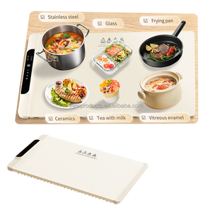 Alfombrilla Eléctrica para Mantener la Comida Caliente, <span class=keywords><strong>Accesorios</strong></span> de Cocina, Bandeja Plegable para Mantener la Comida Caliente para Fiestas, Reuniones, Cocina Casera - Product Image 1