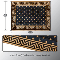 Outdoor Use Rug and Carpets Modern Design Outdoor Rectangle Geometric Customized Color