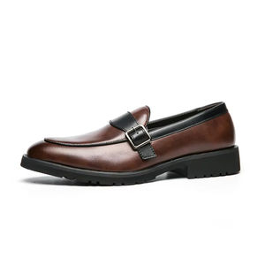 Zapatos Oxford de Cuero Genuino para Hombre, Estilo Italiano de Alta Gama, Impermeables, Hechos a Mano, con Punta Cerrada, para Todas las Temporadas - Product Image 1