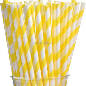 Cannucce di <span class=keywords><strong>Carta</strong></span> 100% Biodegradabili, Monouso, Confezionate Singolarmente, Ecologiche per Bubble Tea e Feste, Personalizzabili - Product Image 4