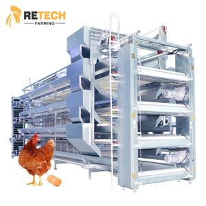 Competencia fácil limpieza automática de tipo H jaula de pollo - Product Image 1