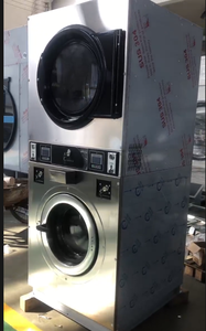 Machine à laver automatique blanchisserie industrielle équipement de blanchisserie commerciale, machines à laver et sèche-<span class=keywords><strong>linge</strong></span> superposés à pièces - Product Image 6