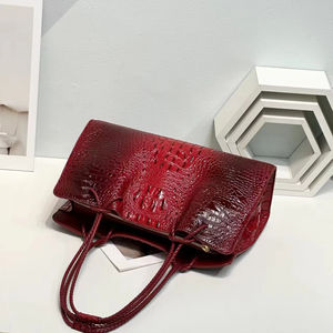 2024 nuevo bolso de cuero de lujo rígido con relieve de cocodrilo de gran capacidad-Bolso de hombro y axila de moda para <span class=keywords><strong>mujer</strong></span> - Product Image 2