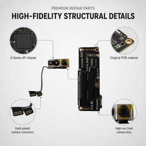 Carte mère débloquée d'origine pour iPhone 16, 16 Pro, 16 Pro Max avec Face ID, capacités 256 Go et 512 Go pour assemblage de carte SIM de téléphone portable - Product Image 3