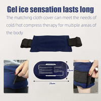 Compresse de gel en nylon non toxique à double usage chaud/froid – Réutilisable pour un soulagement instantané de la douleur et du stress pour la thérapie des articulations du genou/de la taille