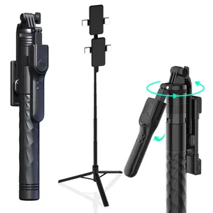 Original Factory 2023 l'ultimo nuovo prodotto palmare stabilizzante K28 SELFIE STICK treppiede rotazione di 360 gradi con telecomando