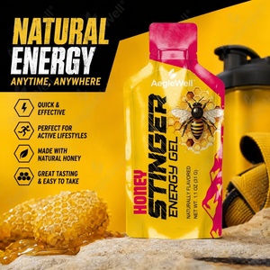 AegleWell OEM <span class=keywords><strong>Gel</strong></span> Energético Deportivo de Miel Natural, Suplemento para Entrenamiento de Resistencia que Proporciona Energía Sostenida y Soporte Antioxidante, Sin GMO - Product Image 3