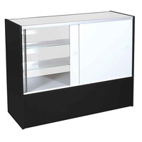 Vitrine en verre de 6 pieds avec éclairage à LED et verre haute clarté pour bijouterie