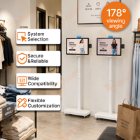 Kiosque de libre-service tout-en-un 15,6 23,8 pouces, prend en charge le NFC et les codes QR, options d'installation multiples, améliore l'efficacité