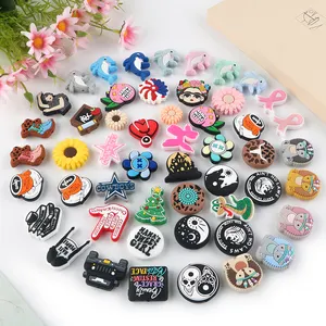 Wholesale Food Grade Pacifier Chain Baby Teething Toys Animal Focal Silicone Beads For Pens Bracelet Necklace Keychain Making