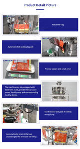 Pochette horizontale automatique, Machine d'emballage de sacs préfabriqué<span class=keywords><strong>s</strong></span> pour aliments pour animaux de compagnie, pochette à fermeture éclair, noix, Machine d'emballage - Product Image 5