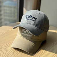 Casquette Dad Hat unisexe brodée à couronne souple, lavée en gros, avec lettres, vente en gros
