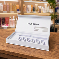 Boîte cadeau rigide magnétique blanche en gros avec logo personnalisé et insert en mousse mate pour l'emballage d'électronique et de bijoux