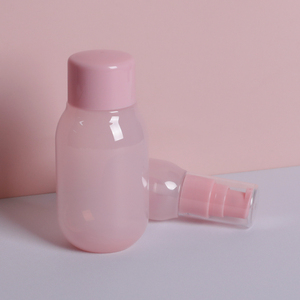 Kích Thước Tùy Chỉnh Màu Hồng Trong mờ Nước Hoa Bơm Phun <span class=keywords><strong>200</strong></span> <span class=keywords><strong>Ml</strong></span> Chai Và Da Mực Chai Với Vít Cap Gói Mỹ Phẩm Thiết Lập - Product Image 5