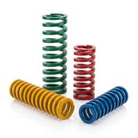 Ressort de compression robuste en fil rectangulaire en acier au chrome-vanadium 50CrVA ISO 10243 pour presse à matrices automobile