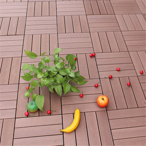 WPC-azulejos para <span class=keywords><strong>terraza</strong></span>, cubierta de suelo de Patio, bricolaje - Product Image 1