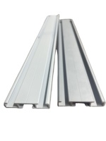 Rails de rideaux en métal léger de 1.1 à 0.63 pouces personnalisés Rails de draperie de 28 à 16 mm Matériau en fer de style moderne Couleur de taille personnalisée