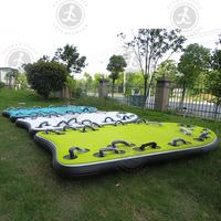 Grand panneau gonflable de tapis flottant d'eau de traîneau de sauvetage Planche gonflable de sauvetage de traîneau de jet-ski