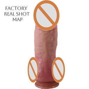 Usine européenne américaine-Gode en silicone liquide de forme spéciale surdimensionné direct Pénis artificiel à chair douce pour femme - Product Image 3