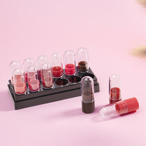12 pcsミニカプセル口紅セット包装ミニ口紅チューブ1gミニ口紅ケースギフトフィードバック - Product Image 1