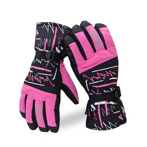 Gants de neige chauds pour <span class=keywords><strong>hiver</strong></span>, imperméable, imprimé personnalisé, pour le Ski et le Skateboard, hommes et femmes - Product Image 2