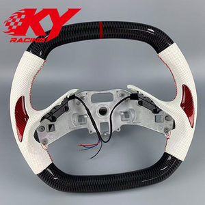 Volant de course personnalisé en fibre de carbone pour Chevrolet Chevy Corvette C8 Stingray Z06 E-Ray ZR1 - Product Image 2