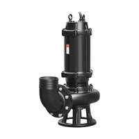 Pompe submersible de drainage des eaux usées WQ QW grande puissance 55 kW, 4 pôles, 6 pôles, en fonte, moteur tout cuivre OEM, connexion à bride