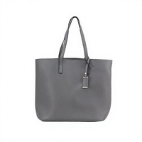 Sac fourre-tout en cuir véritable de qualité supérieure, style trapèze minimaliste, pour femme, grainé, style anglais, avec chaînes, grand format, été